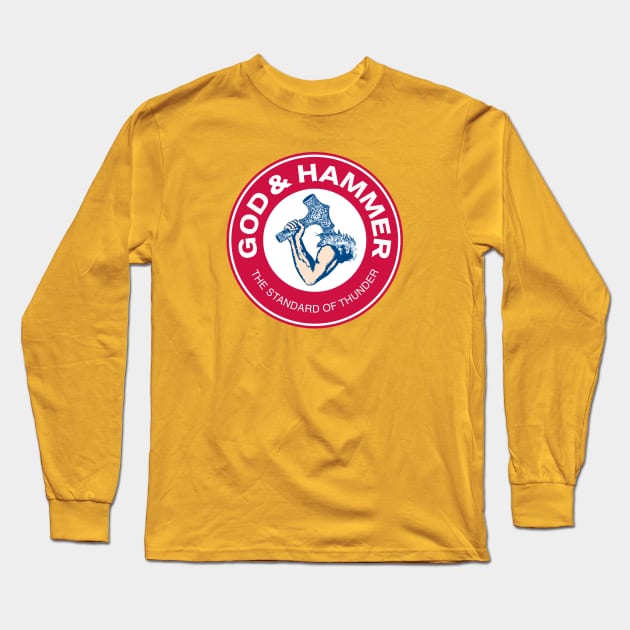 GOD & HAMMER Long Sleeve T-Shirt by ROBZILLA